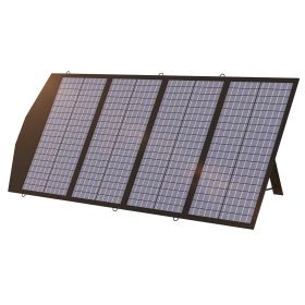 ALLPOWERS 60 100 140W Solarpanel for Jackery / BLUETTI / ECOFLOW Portable Powerstation , Foldable Solar Power Backup for Outdoor (Color: 140W Solarpanel)