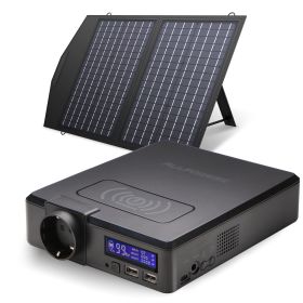 ALLPOWERS Solar Powerbank 41600mAh Home Backup,Outdoor Emergency Power 200W Powerstation Mit Solarpanel 60/100W For Tablet Phone (Color: 200W 60Wsolarpanel, Battery Capacity: 30001mAh-50000mAh)