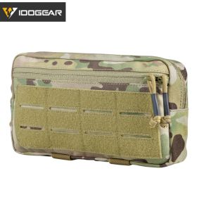 IDOGEAR Tactical EDC Pouch MOLLE PouchAccessory Multi-function Tool Bags 3563 (Color: Multi-camo)